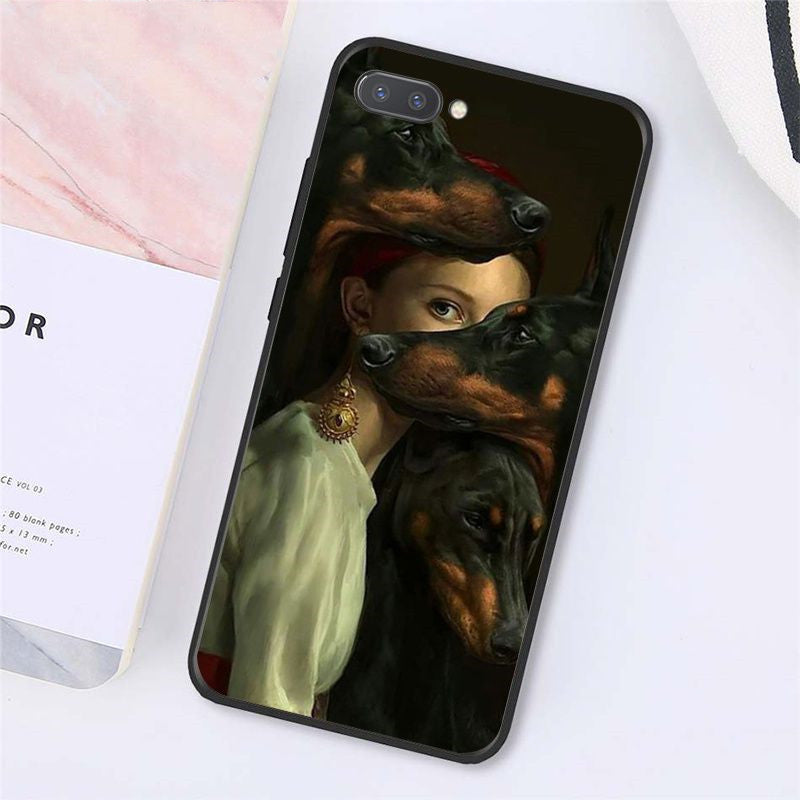 Retro oil painting virgin mobile phone case For Mate 30