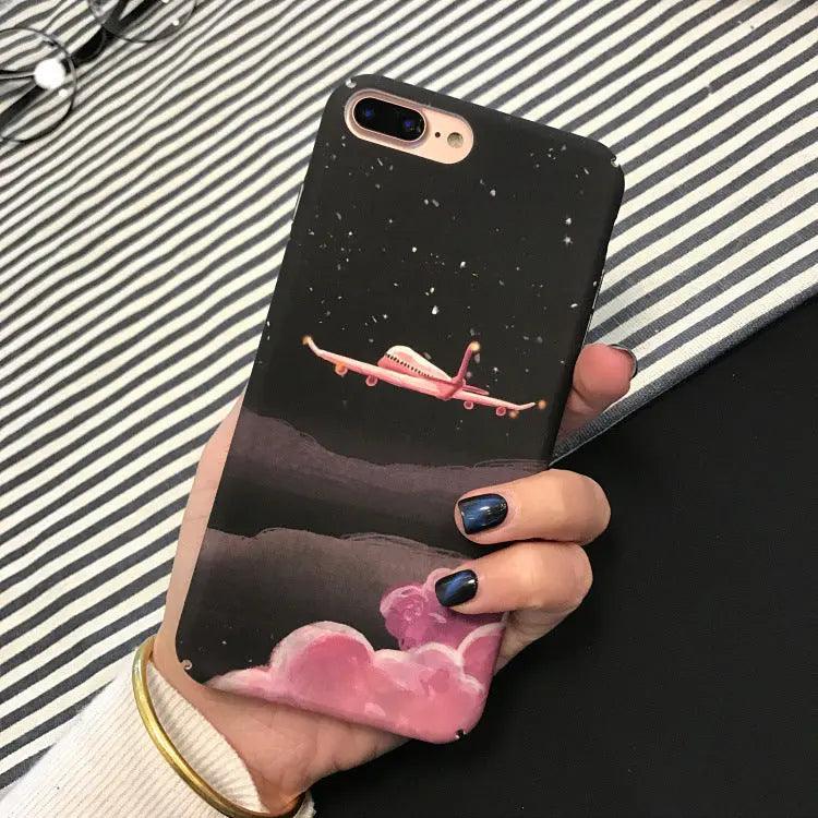 Pink cloud frosted mobile phone case - MyMobile