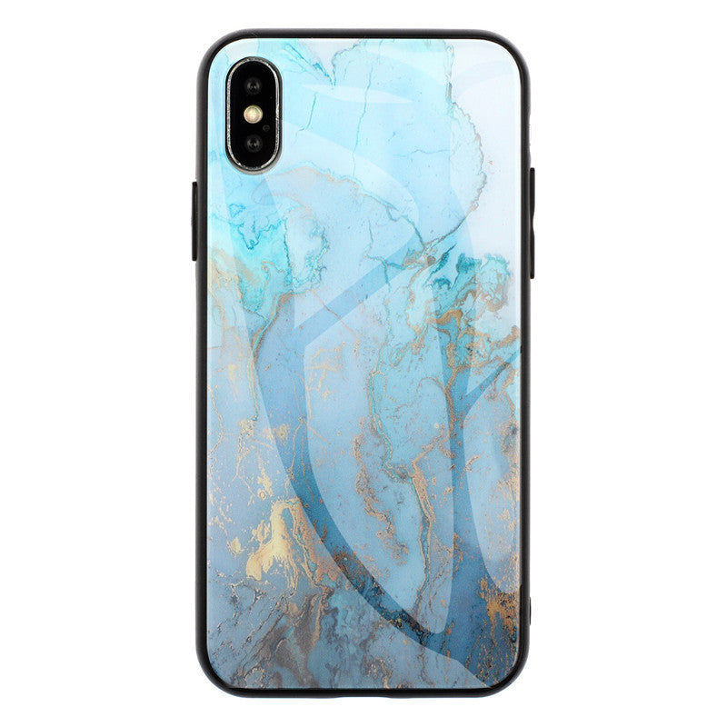 Marbled glass shell S10 protective cover For Huawei P30