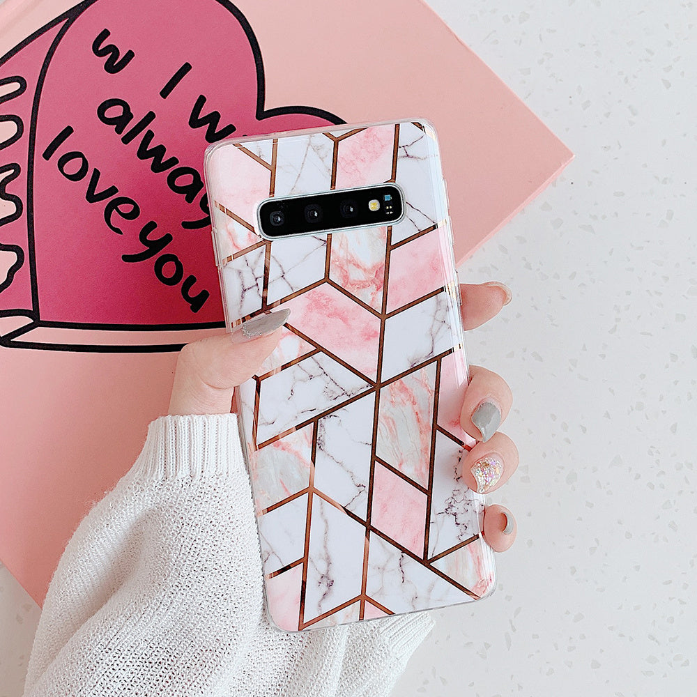 Mosaic marble mobile phone case For Samsung Galaxy A series