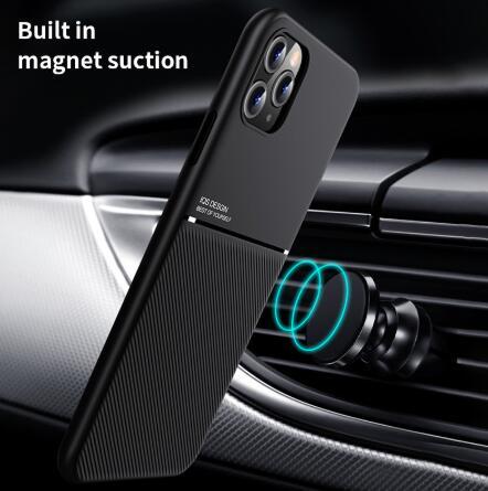 Compatible With Apple, Car Magetic Leather Texture Case For iPhone 14