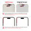 AMPLUS Soft OLED Assembly for iPhone 16 Pro Max Screen Replacement (120HZ, Compatible for IC chip transfer)