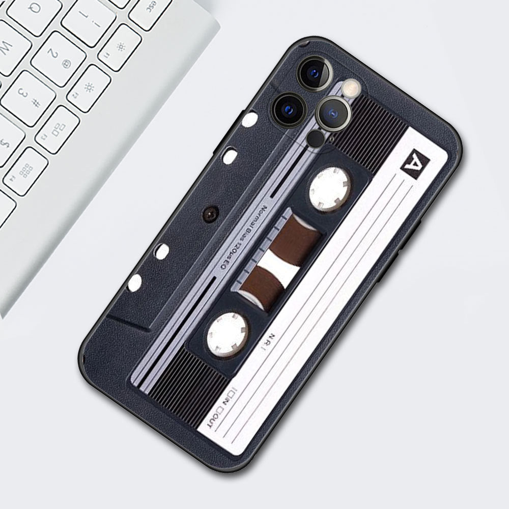 Phone Case Protective Case Tape Retro Record