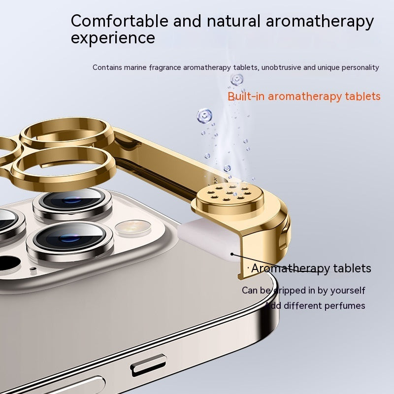 Applicable Universal Phone Case Mobile Phone Case Aromatherapy Metal For iPhone 15