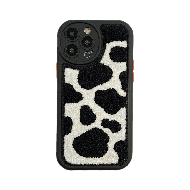 Creative Plush Cows Pattern Phone Case Phone Case