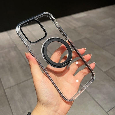 Magnetic Rotating Bracket Colorful Two-in-one New Phone Case For iPhone 12, 13, 14, 15 - MyMobile