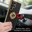 Phone Case 6D Ring On-board Bracket Silicone Protective Sleeve Electroplating For Samsung Galaxy S24