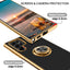 Phone Case 6D Ring On-board Bracket Silicone Protective Sleeve Electroplating For Samsung Galaxy S24