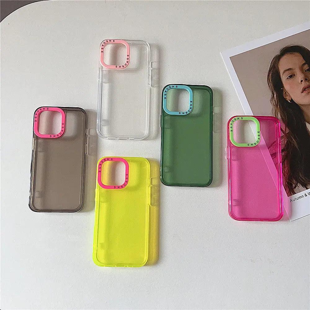 Transparent Color Photo Frame TPU Phone Case Soft Case Protective Cover Online Only