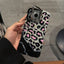 Ins Wave Leopard Print Phone Case Lens Bracket For iPhone 16