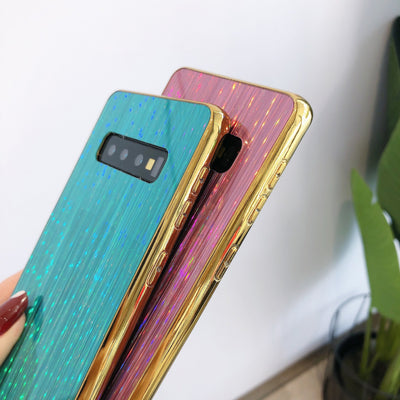 Electroplating colorful meteor phone case For Samsung Galaxy S10