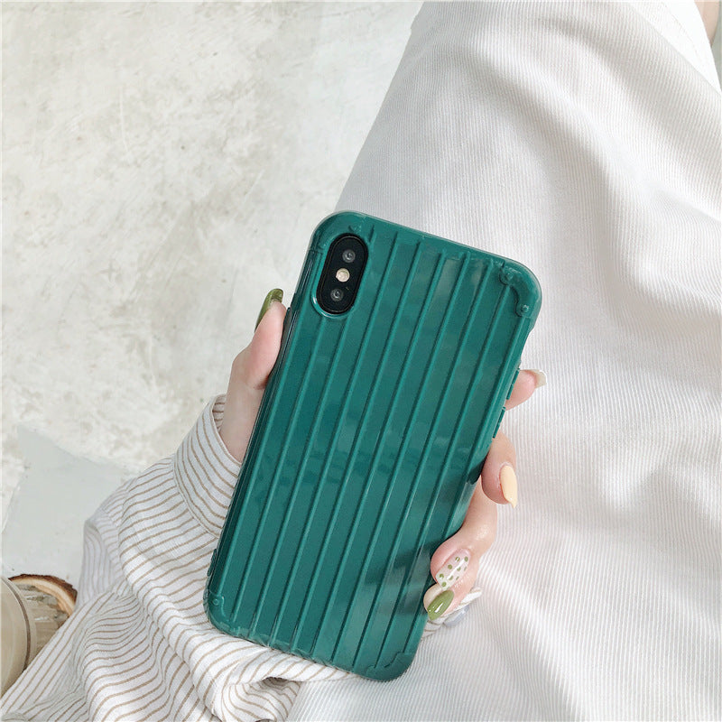 Solid color tpu suitcase phone case - MyMobile