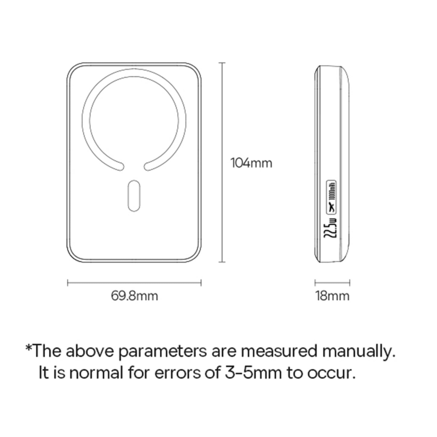 Baseus EnerFill FM11 Ultra-Mini Magnetic Power Bank 10000mAh 22.5W