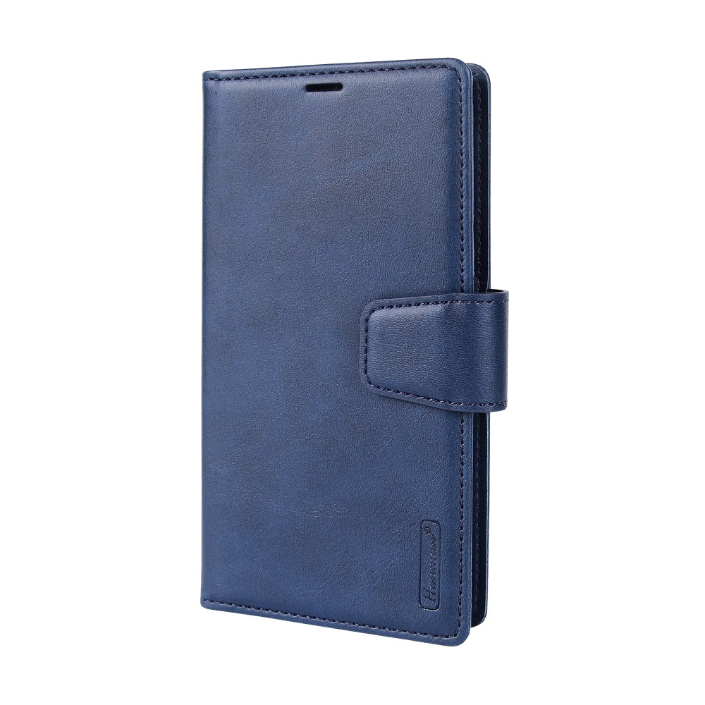 Hanman 2 in 1 Detachable Flip Leather Wallet Case With Magnetic Ring for Samsung Galaxy S24 Ultra