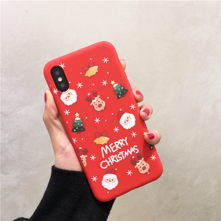 Scarlet Christmas silicone mobile phone case - MyMobile