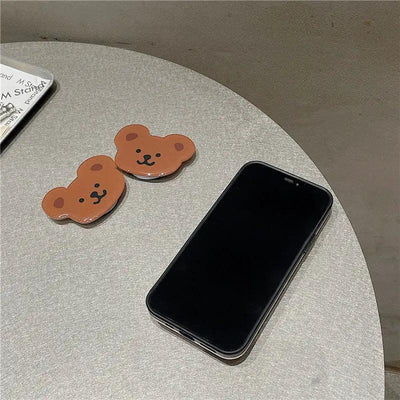 English Bear Stand Mobile Phone Case Protective Cover Online Only