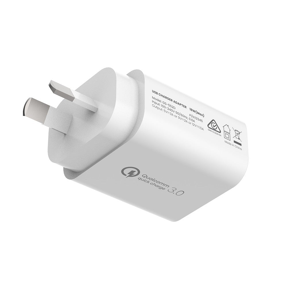 iQuick 18W QC3.0 USB-A Charging Adapter