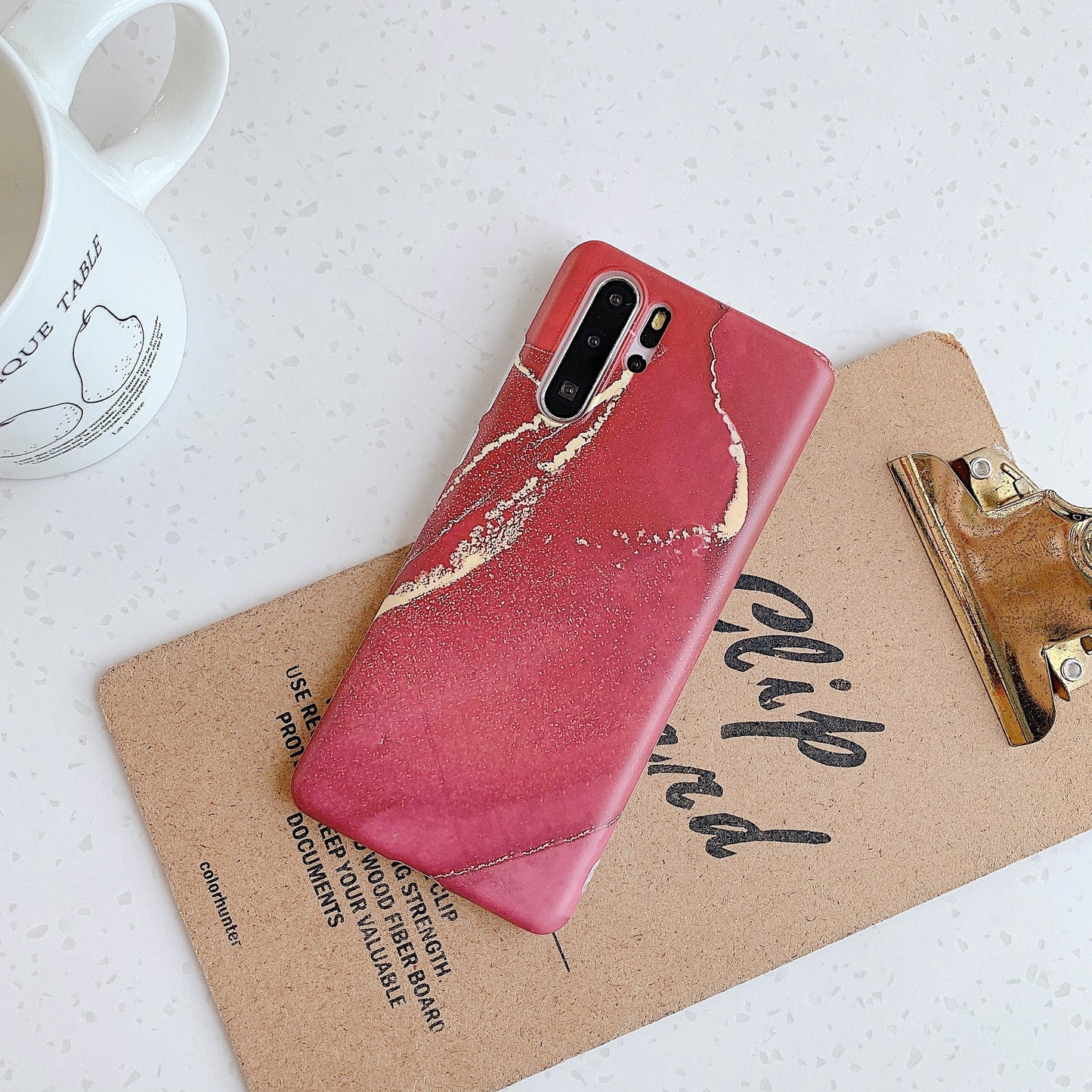 Gradual marbling mobile case For Huawei P40