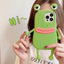 Funny Silicone 3D Frog Phone Case For IPhone 14 13 11 12 Pro Max XS XR X 7 8 Plus SE Cartoon Cute Shockproof Bumper Cover Online Only