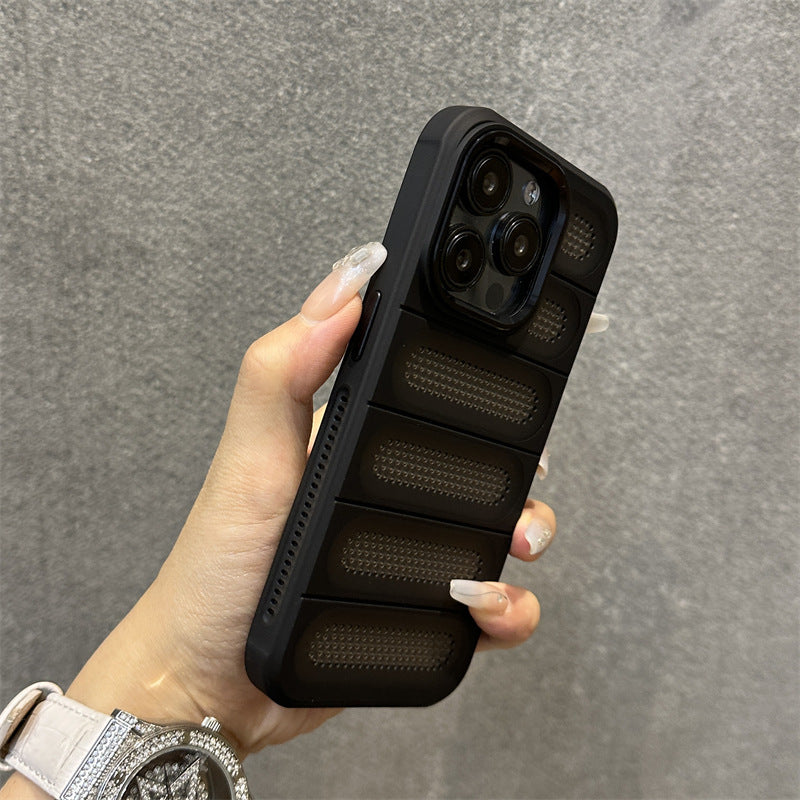 Breathable Heat Dissipation Mesh Case For iPhone 15