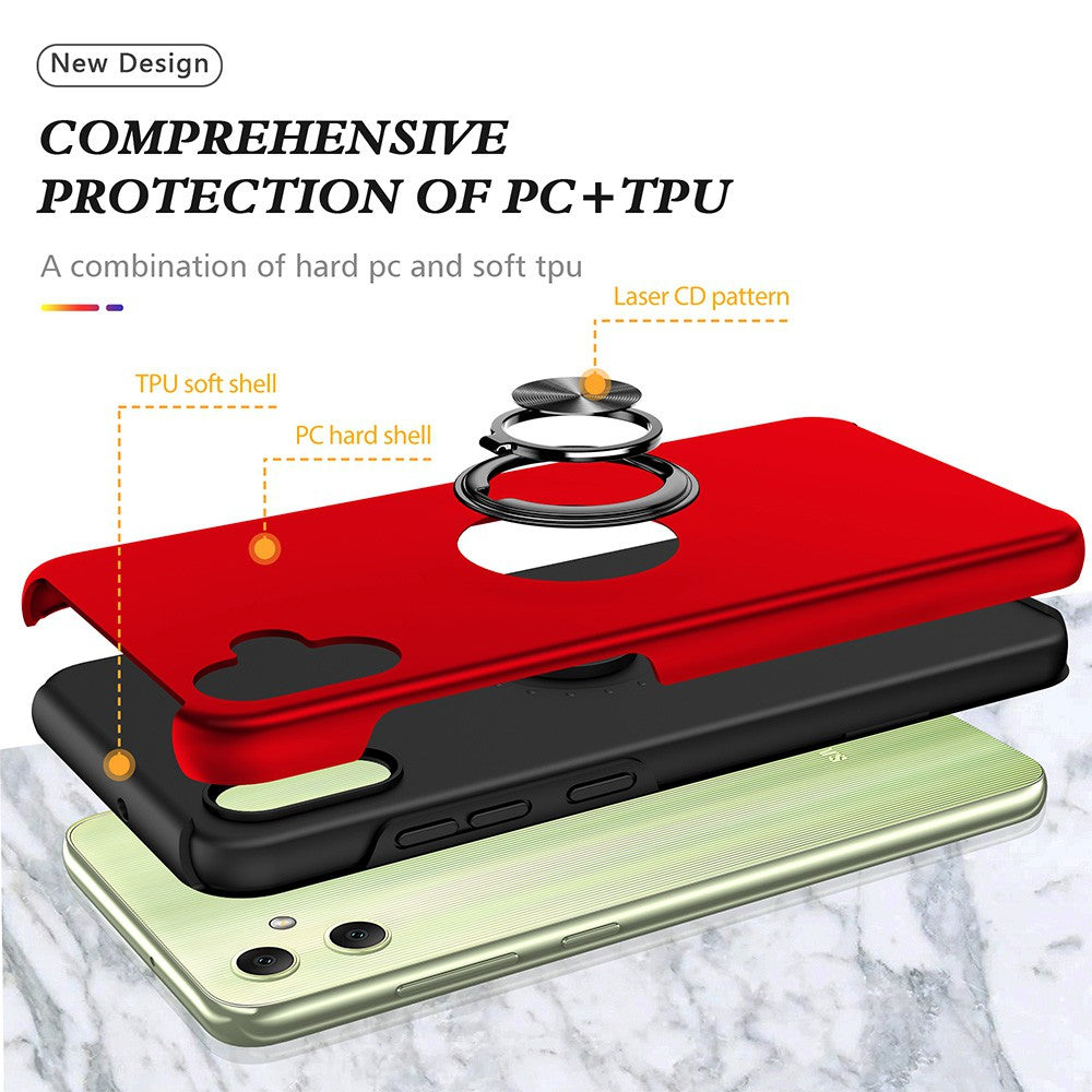Magnetic Ring Holder Shockproof Case Cover for Samsung Galaxy A05