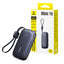 Baseus EnerFill FC21 Qpow 3 Ultra Digital Display Power Bank With Detachable Cable 10000mAh 45W