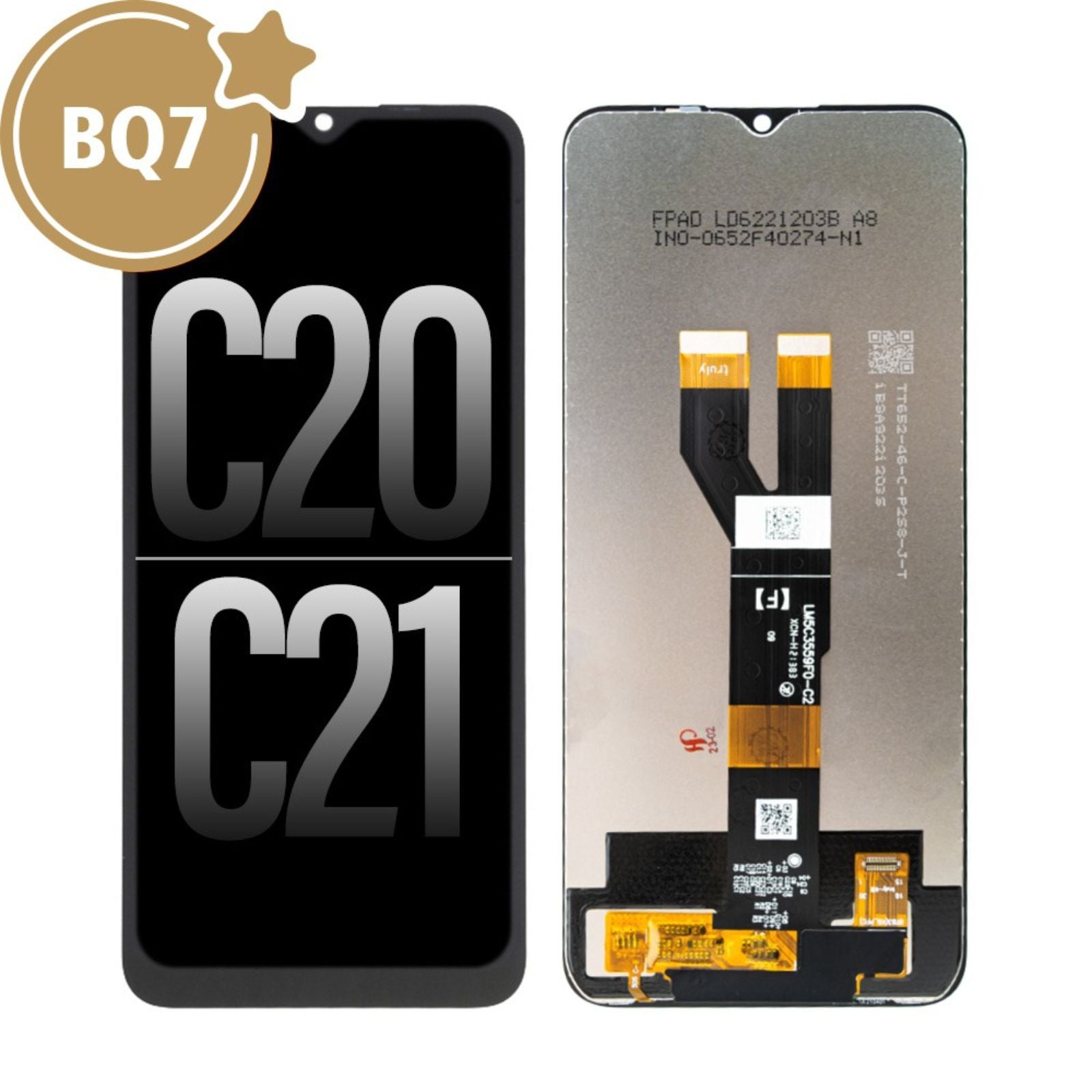 BQ7 LCD Screen Repair for Realme C20 C21 (As the same as service pack, but not from official Realme) MyMobile