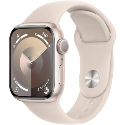 Apple Watch 9 41mm Starlight Sport(S/M)(MR8T3)