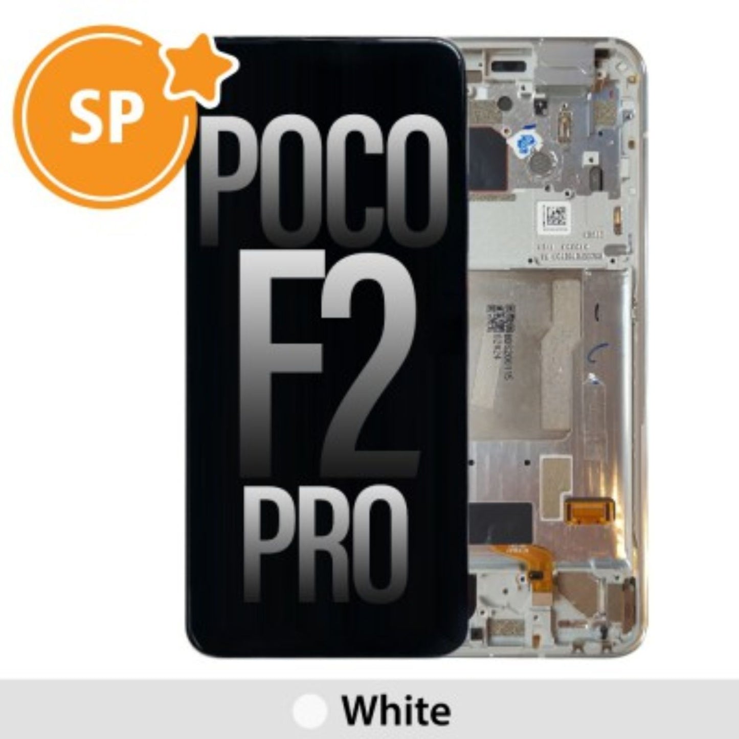 Xiaomi Poco F2 Pro LCD Screen Digitizer 56000E0J1100 (Service Pack)-White