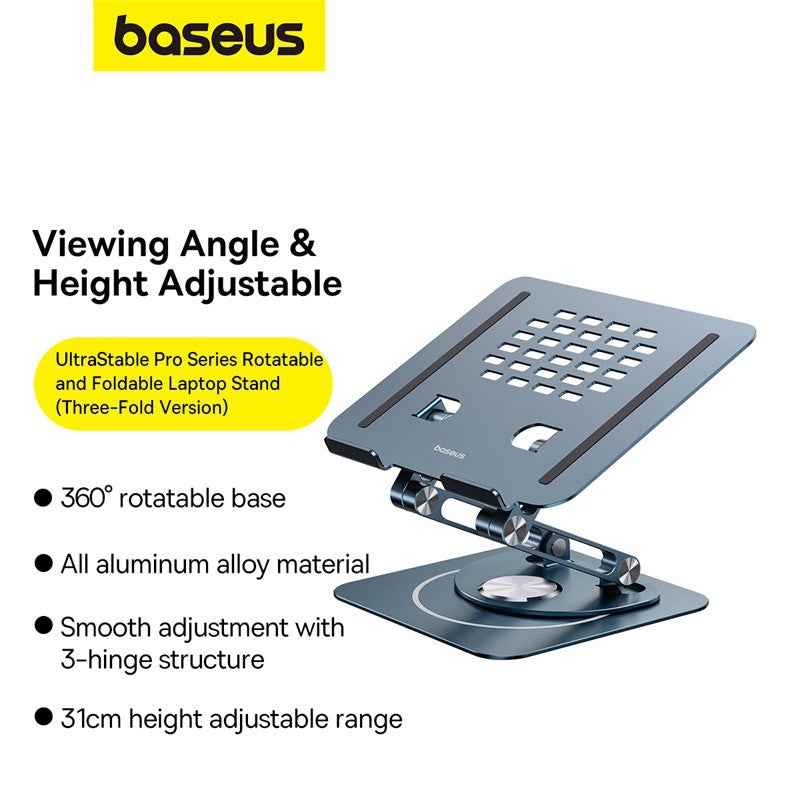 Baseus UltraStable Pro Series Rotatable and Foldable Laptop Stand