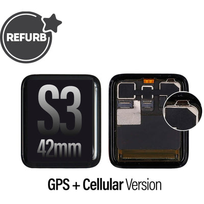 REFURB OLED and Digitizer Assembly for Apple Watch 3 ( GPS +Cellular) (42mm) Screen Replacement