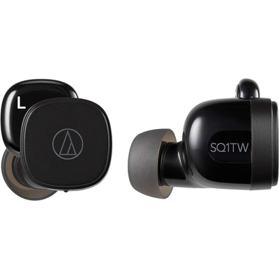 Audio-Technica ATH-SQ1TW Wireless Headphones Black - MyMobile