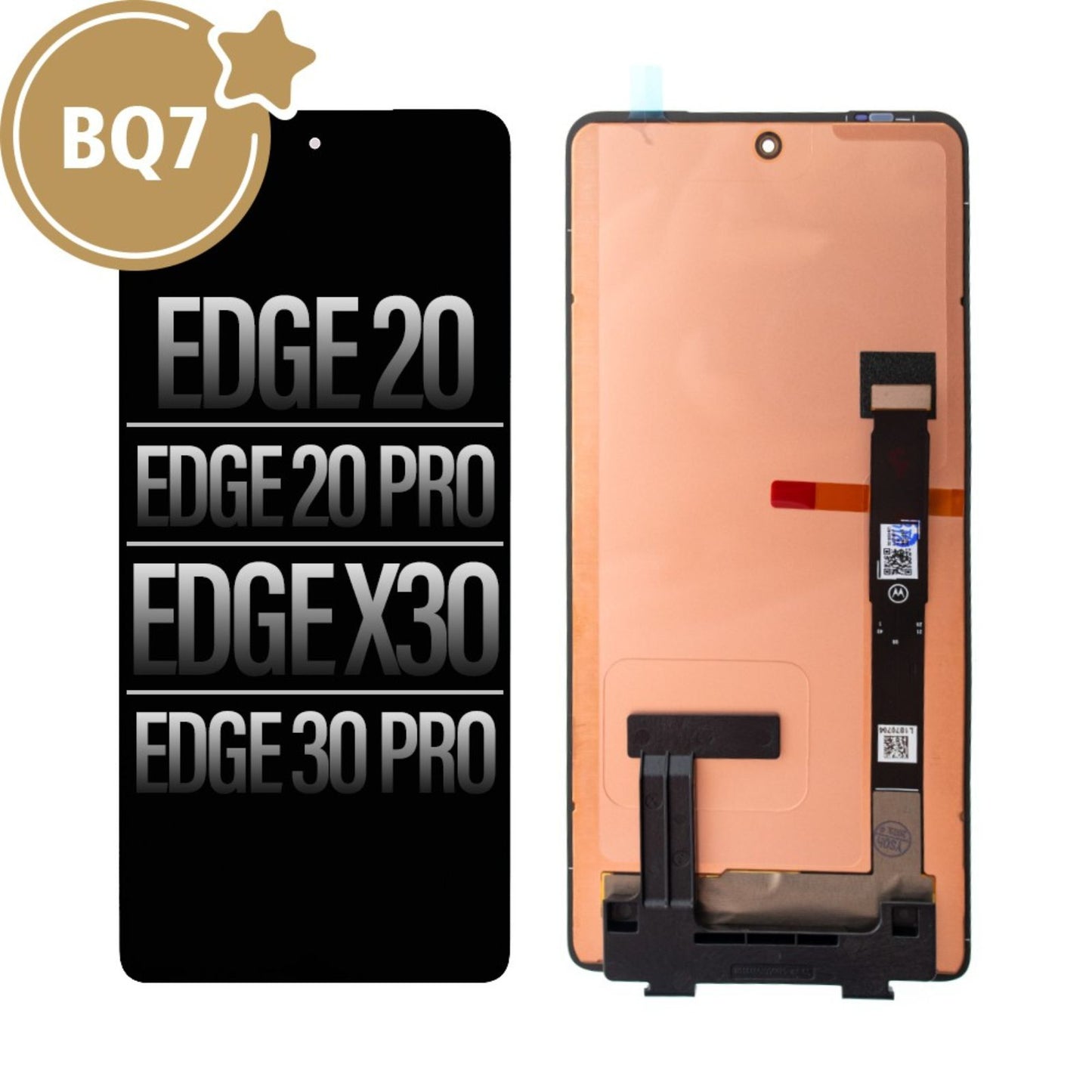 BQ7 LCD Screen Repair for Motorola Edge 20 Edge 20 Pro Edge X30 Edge 30 Pro (Brazil Version)-(As the same as service pack, but not from official Motorola) MyMobile