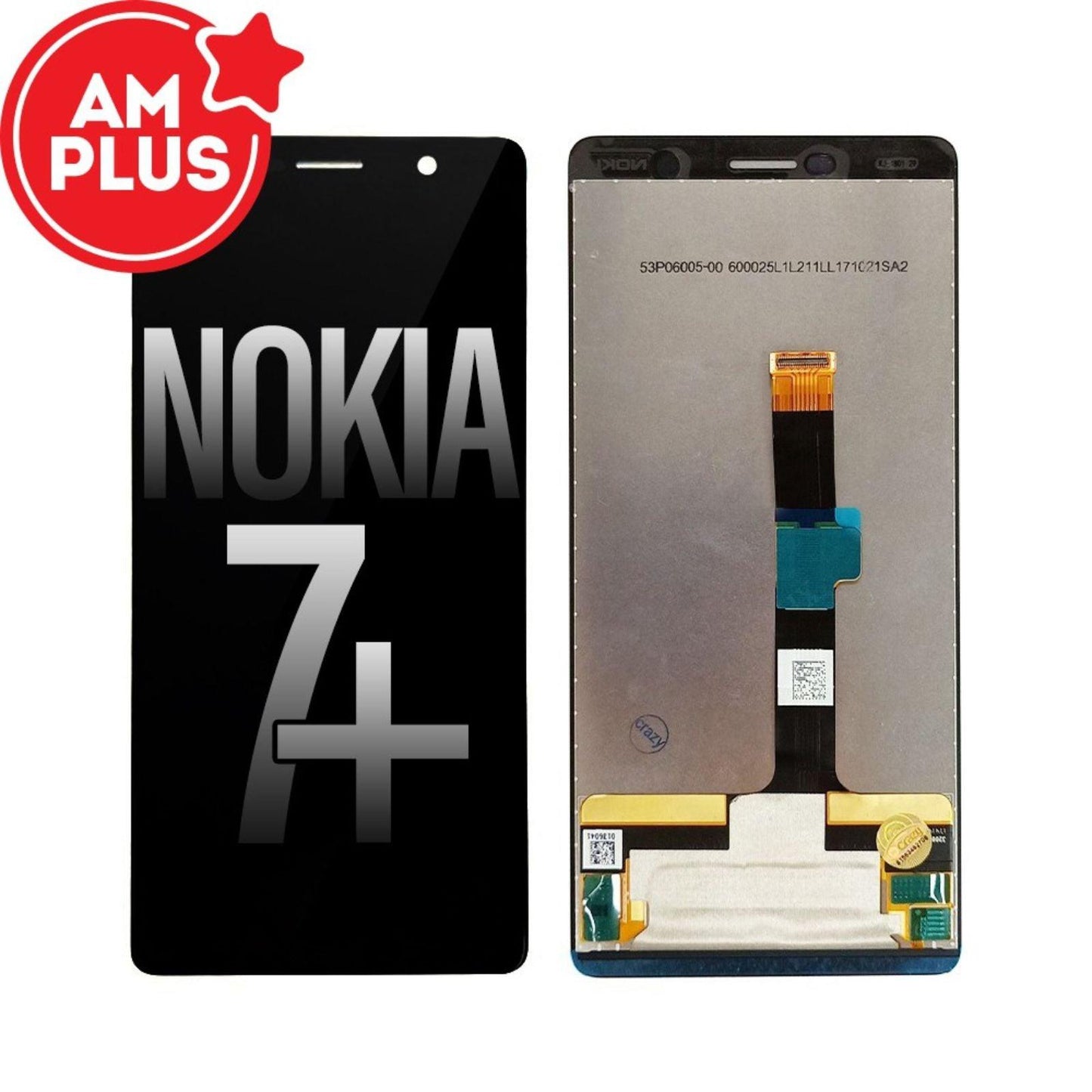 AMPLUS LCD Assembly for Nokia 7 Plus Amplus