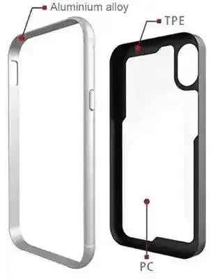 Pure Adventure Metal case iPhone XS MAX 6.5 - Silver