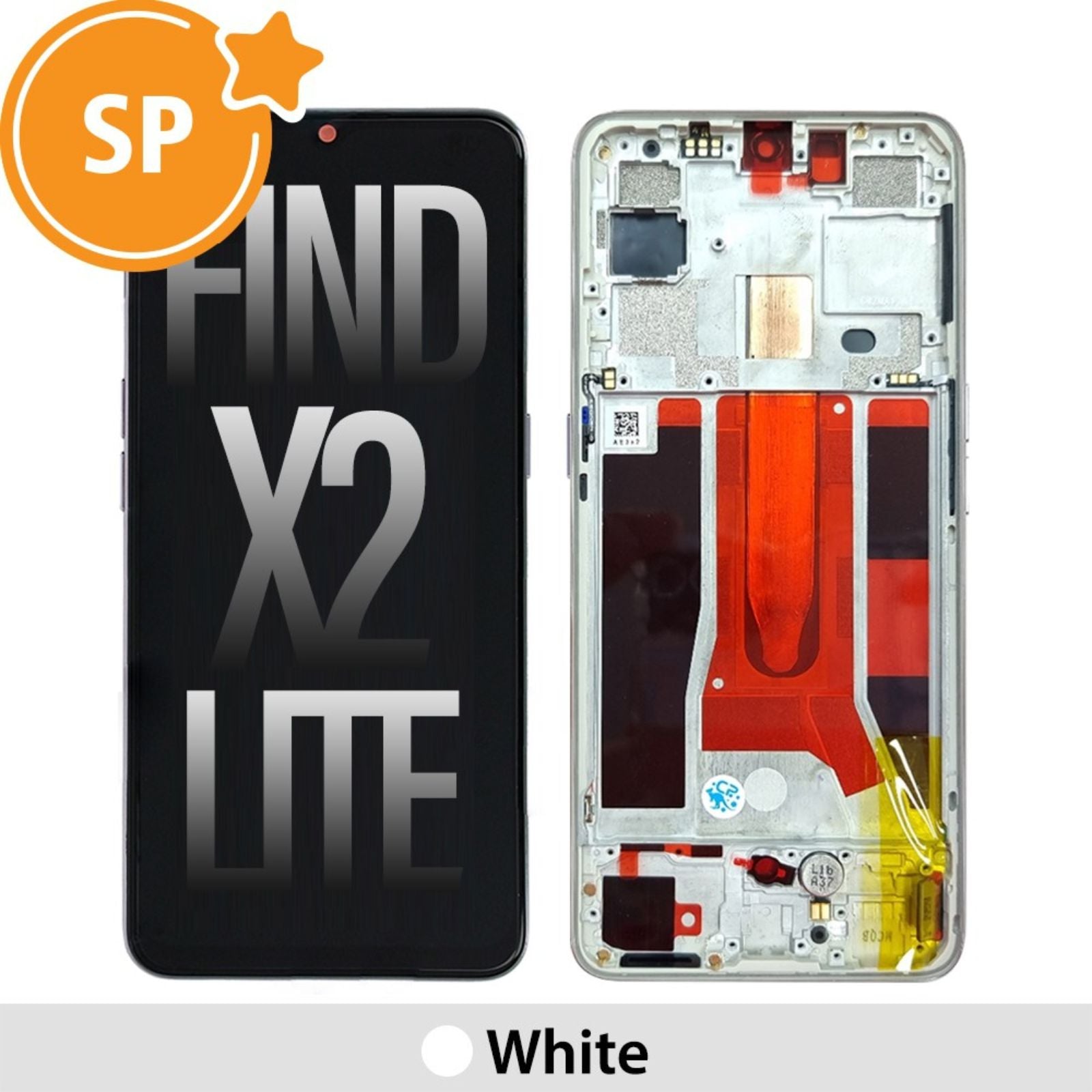 (Service Pack) LCD Screen Repair for OPPO Find X2 Lite 4903623 with Frame MyMobile