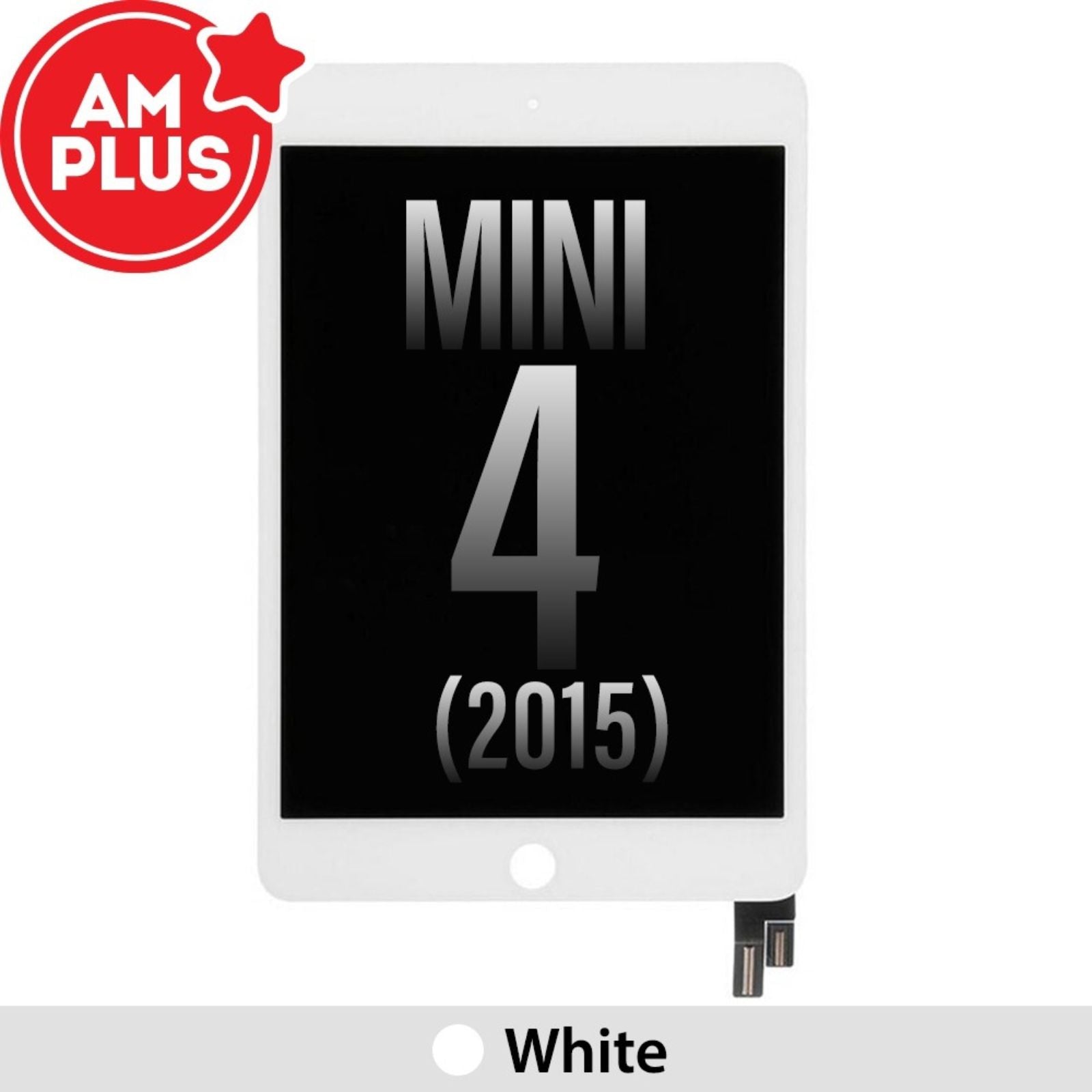 AMPLUS LCD Screen repair for iPad mini 4 (2015)-White MyMobile