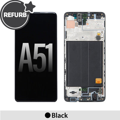 Samsung Galaxy A51 A515F REFURB OLED Screen Replacement Digitizer Replacement-Black