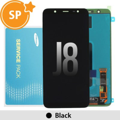 Samsung Galaxy J8 J810F Screen Replacement GH97-22145A (Service Pack)-Black