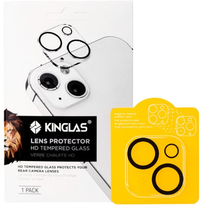 Kinglas Back Camera Lens HD Tempe Glass+ Circle for iPhone 15 / 15 Plus