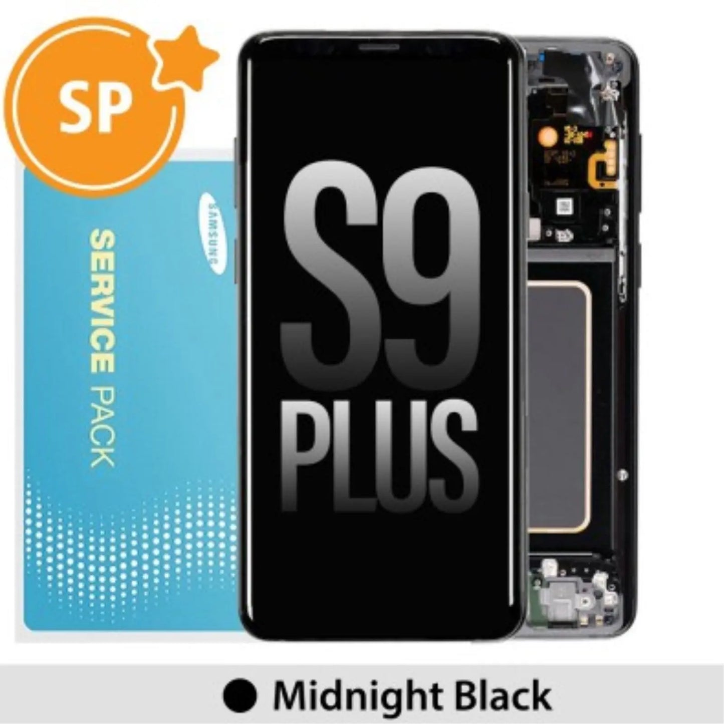 Samsung Galaxy S9 Plus G965F OLED Screen Replacement Digitizer GH97-21691A (Service Pack)-Midnight Black - MyMobile