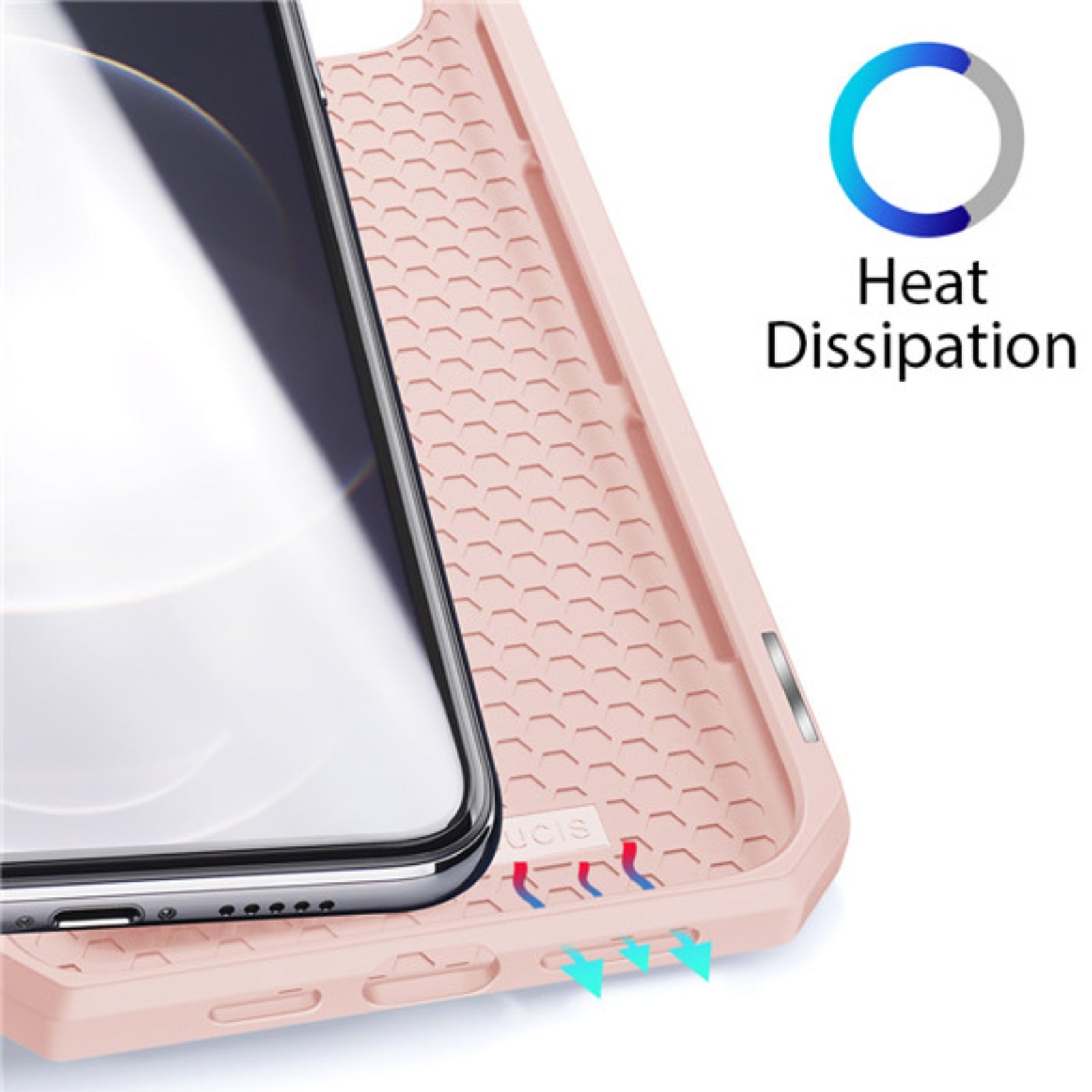 Dux Ducis Skin-x Series Magnetic Flip Case Cover For Iphone 12 / 12 Pro 6.1-pink - MyMobile