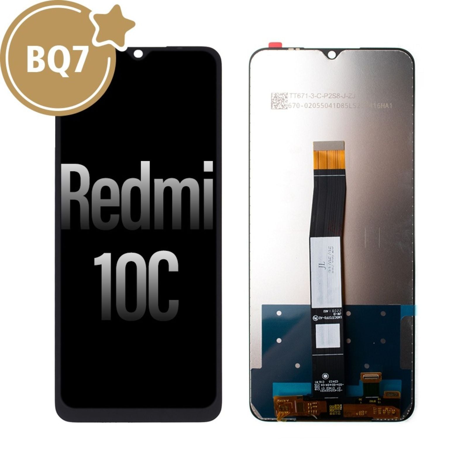 BQ7 LCD Screen Repair for Xiaomi Redmi 10C (As the same as service pack, but not from official Xiaomi) MyMobile