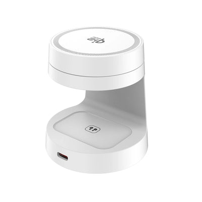 REDEFYNE Qi2.2 25W 3-IN-1 Foldable Magnetic Wireless Charger (with 45W USB-C Charger Plug & 1M USB-C Cable) (Compatible with Apple Watch)