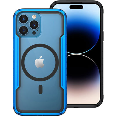 Re-Define Shield Shockproof Heavy Duty Armor Magesafe Cover Case for iPhone 15 Blue