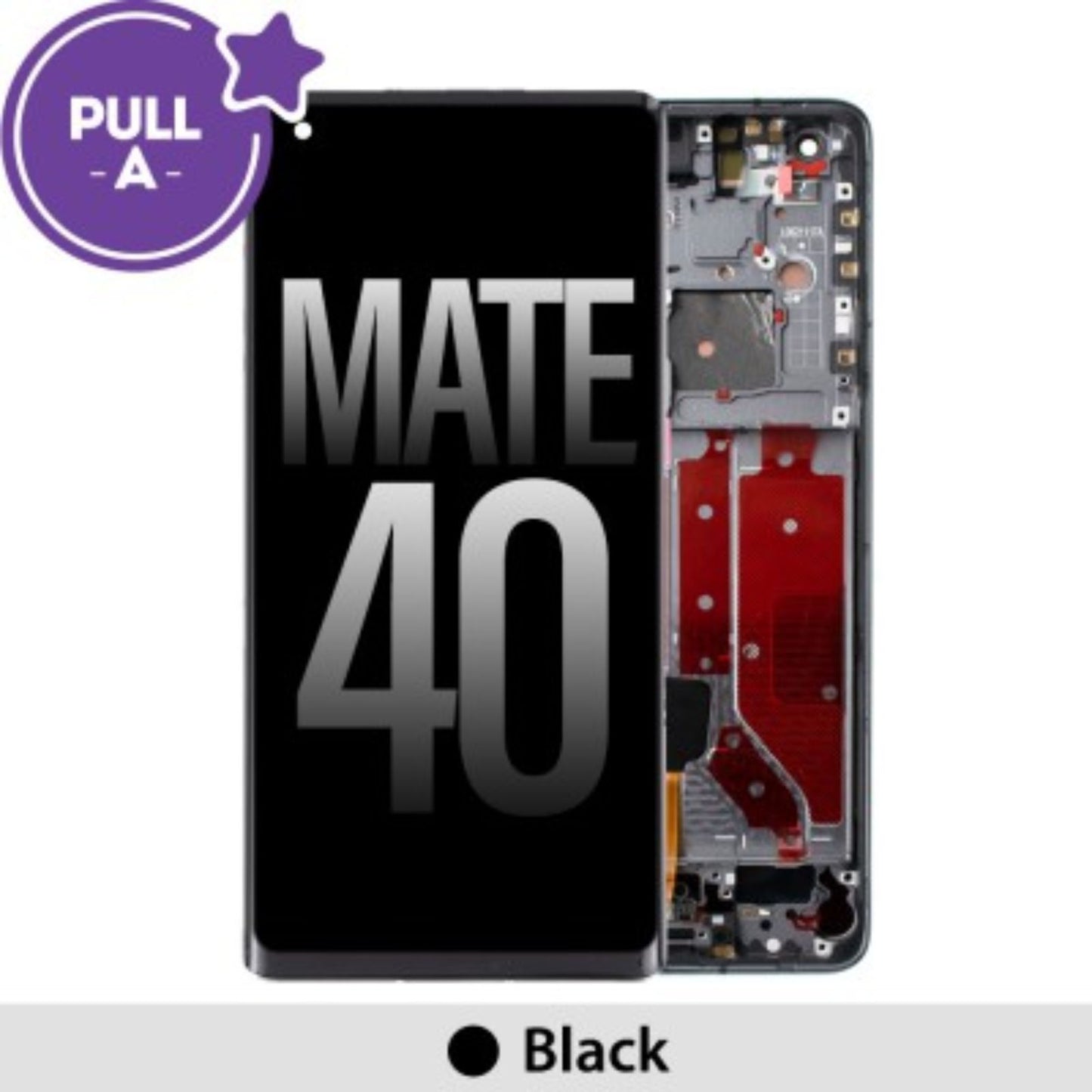 (PULL-A) LCD Screen Repair for Huawei Mate 40-Black