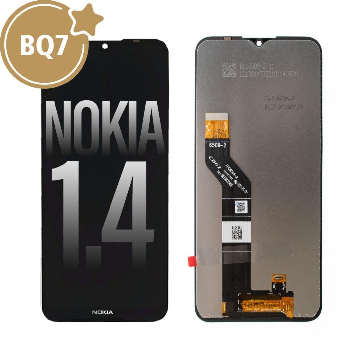 BQ7 LCD Screen Repair for Nokia 1.4 (As the same as service pack, but not from official Nokia) MyMobile