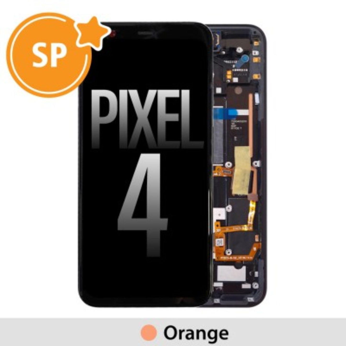 (Service Pack) LCD Screen Repair for Google Pixel 4 20GF2WW0015 -Orange