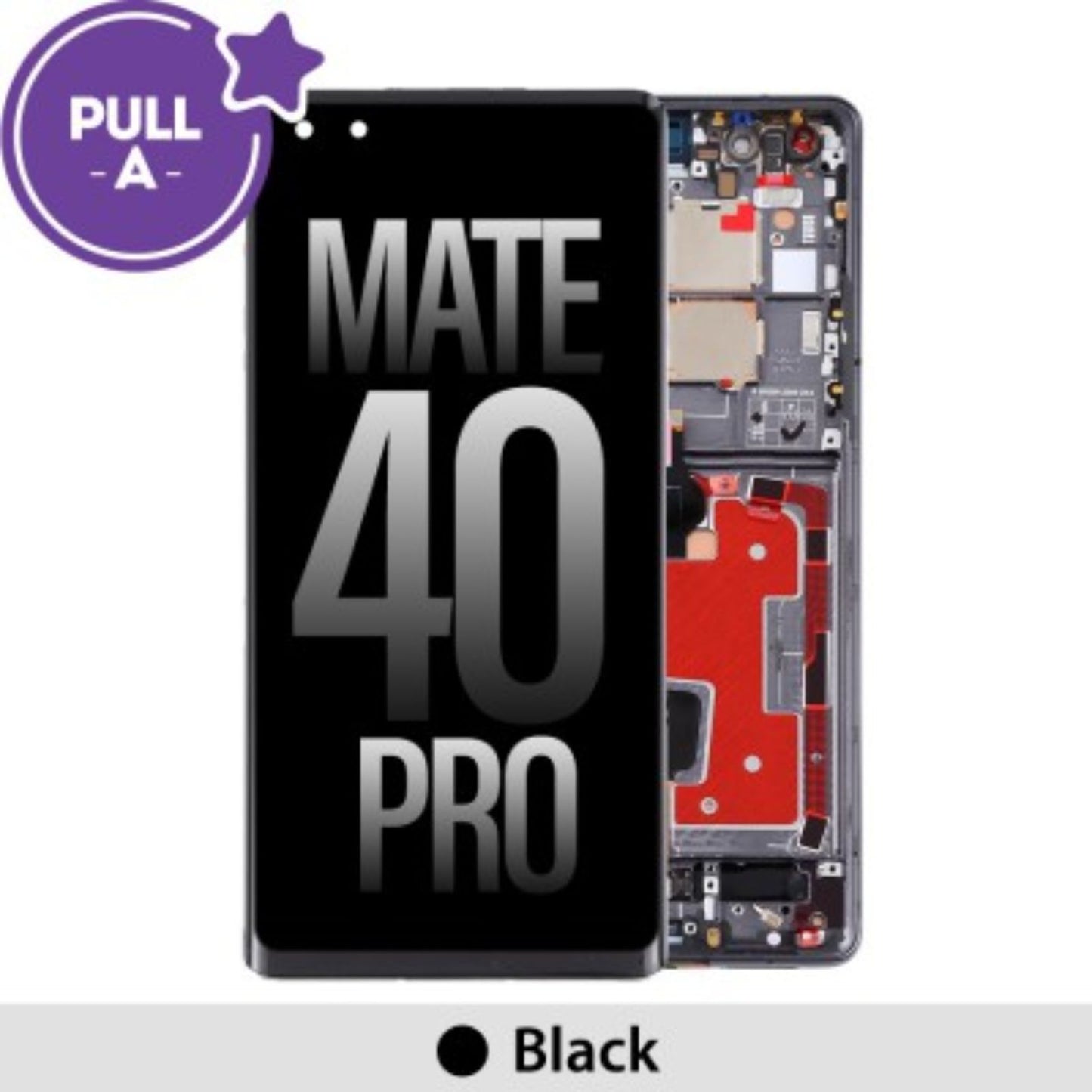 (PULL-A) LCD Screen Repair for Huawei Mate 40 Pro-Black