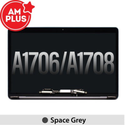 AMPLUS Complete LCD Display Assembly for MacBook Pro 13 A1706 A1708 (Late 2016-Mid 2017)-Space Grey